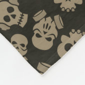 Spooky Seamless Pattern E (Style: 3) Fleece Deken (Hoek)