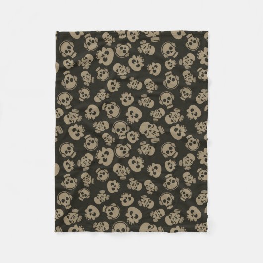 Spooky Seamless Pattern E (Style: 3) Fleece Deken (Voorkant)