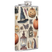 Spooky Season beroemd gemaakt door Halloween Flask Heupfles (Rechts)