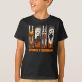 Spooky Season Brush Stroke Halloween Fall Autumn T-shirt (Voorkant)