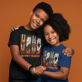 Spooky Season Brush Stroke Halloween Fall Autumn T-shirt