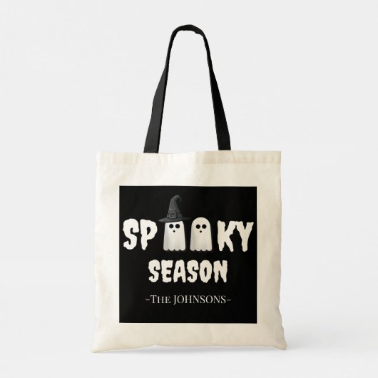 Spooky Season Canvas tas – Trick or treat Bag (Achterkant)