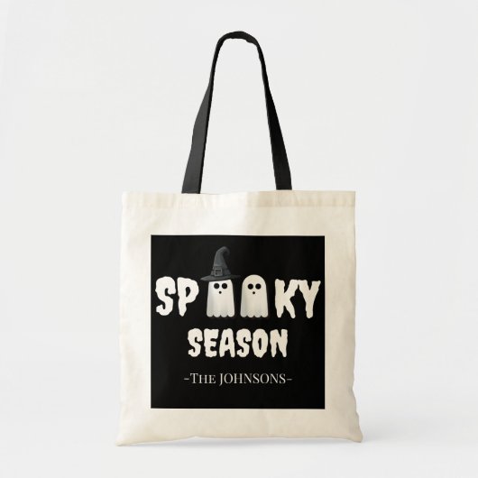 Spooky Season Canvas tas – Trick or treat Bag (Voorkant)