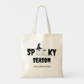 Spooky Season Canvas tas – Trick or treat Bag (Achterkant)