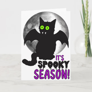 Spooky Season Cat Kaart