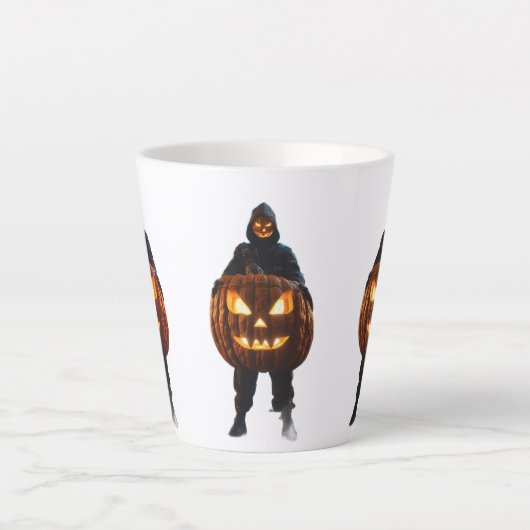 Spooky Season Coffee Mug – Halloween Edition Latte Mok (Voorkant)