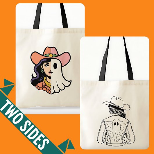 Spooky Season Cowgirl en Cool Ghoul Cowgirl Tas