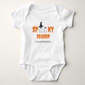 Spooky Season - Eerste Halloween-outfit Romper (Voorkant)