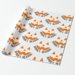 Spooky Season en Jack O Lantern Halloween Cadeaupapier