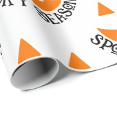 Spooky Season en Jack O Lantern Halloween Cadeaupapier (Rol Hoek)