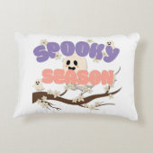 Spooky Season ghost Halloween accent Throw Pillow Accent Kussen (Achterkant)