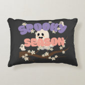 Spooky Season ghost Halloween accent Throw Pillow Kussen (Voorkant)