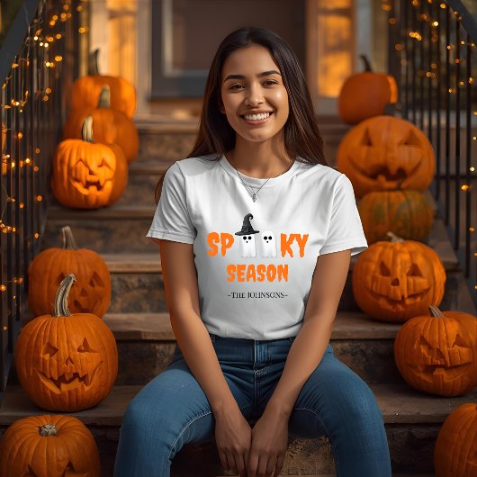 Spooky Season Ghost Shirt - Grappig Halloween T-sh
