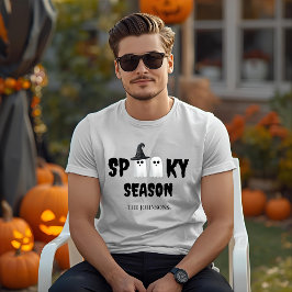 Spooky Season Ghost Shirt - Grappig Halloween T-sh