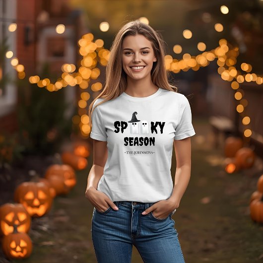 Spooky Season Ghost Shirt - Grappig Halloween T-sh
