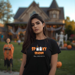 Spooky Season Ghost Shirt - Grappig Halloween T-sh