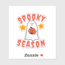 Spooky Season Ghost Sticker