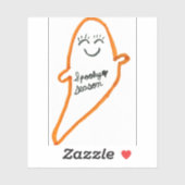 Spooky Season ghost sticker (Vel)