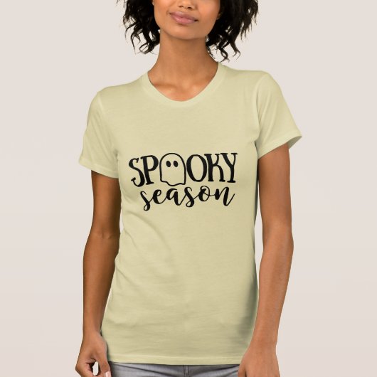 Spooky Season Ghost T-shirt voor dames (Voorkant)