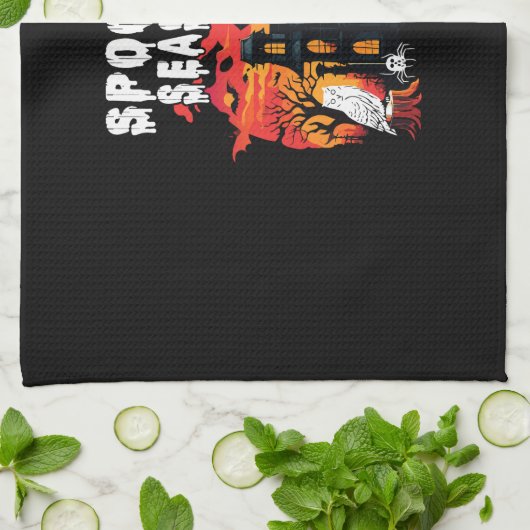 Spooky Season Halloween (2) Theedoek (Gevouwen)