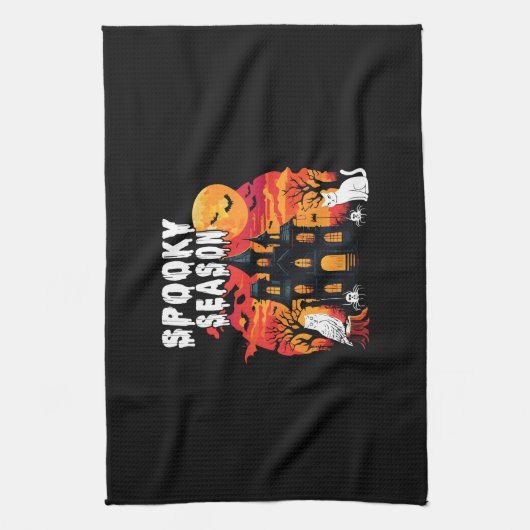 Spooky Season Halloween (2) Theedoek (Verticaal)