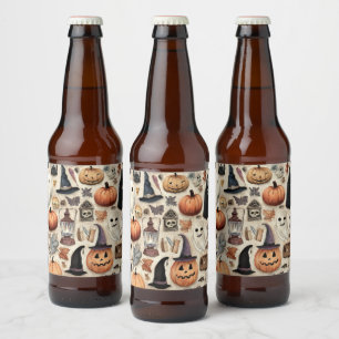 Spooky Season - Halloween Beer Label Bier Etiket