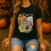Spooky Season Halloween Collage T-shirt