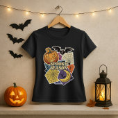 Spooky Season Halloween Collage T-shirt