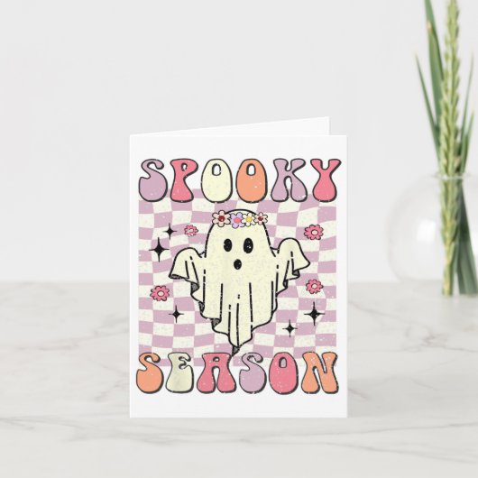 Spooky Season Halloween Costume Kaart (Voorkant)