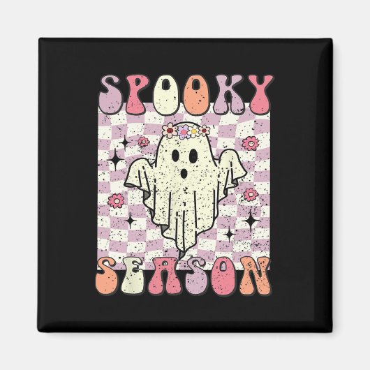 Spooky Season Halloween Costume Magneet (Voorkant)