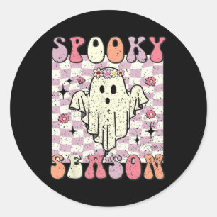 Spooky Season Halloween Costume Ronde Sticker