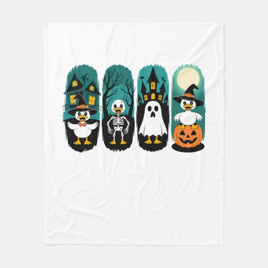 Spooky Season Halloween Fleece Deken (Voorkant)