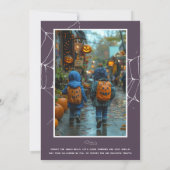 Spooky Season Halloween-fotokaart (Achterkant)