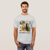 Spooky Season Halloween Ghosts Pumpkins T-Shirt (Voorkant volledig)