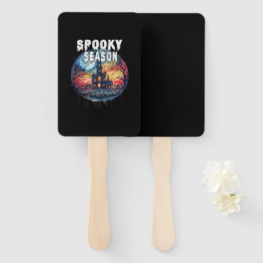 Spooky Season Halloween Handwaaier (Voorkant en achterkant)