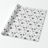 "Spooky Season" Halloween inpakpapier (Uitgerold)