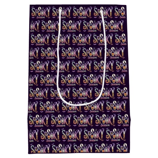 Spooky Season Halloween Medium Cadeauzakje (Achterkant)