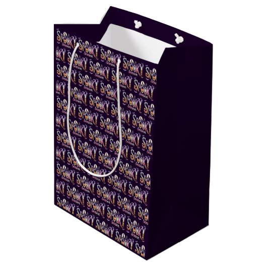 Spooky Season Halloween Medium Cadeauzakje (Achterkant Gekanteld)