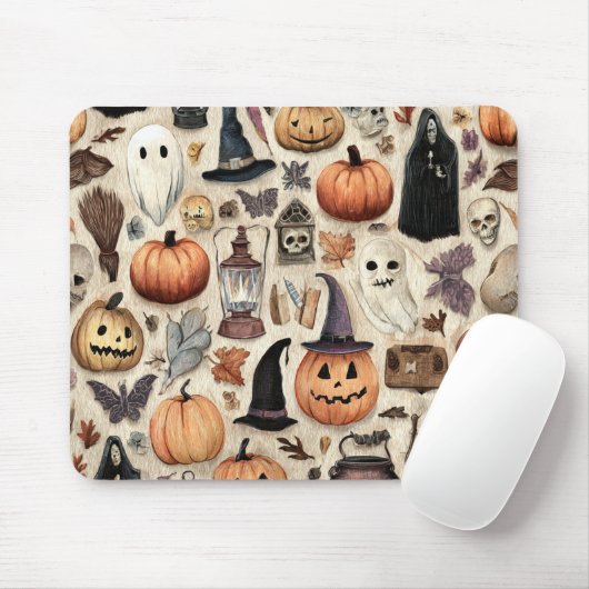 Spooky Season - Halloween Mousepad Muismat (Met muis)