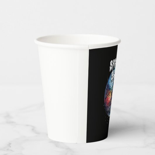 Spooky Season Halloween Papieren Bekers (Rechts)