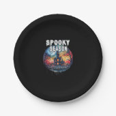 Spooky Season Halloween Papieren Bordje (Voorkant)