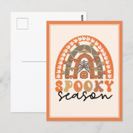 Spooky Season Halloween Rainbow Herfst Briefkaart