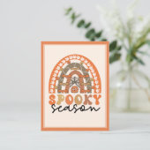 Spooky Season Halloween Rainbow Herfst Briefkaart (Staand voorkant)