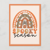 Spooky Season Halloween Rainbow Herfst Briefkaart (Voorkant)