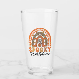 Spooky Season Halloween Rainbow Herfst Glas