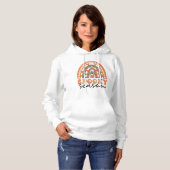 Spooky Season Halloween Rainbow Herfst Hoodie (Voorkant volledig)