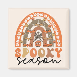Spooky Season Halloween Rainbow Herfst Magneet