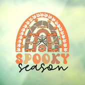 Spooky Season Halloween Rainbow Herfst Raamsticker (Vel 3)