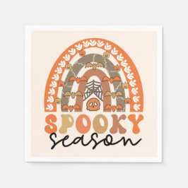 Spooky Season Halloween Rainbow Herfst Servet