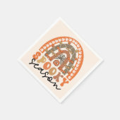 Spooky Season Halloween Rainbow Herfst Servet (Hoek)